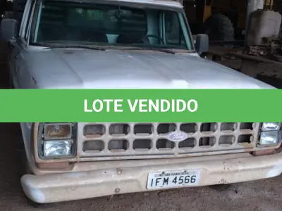 LOTE 002 - Caminhonete Ford/F1000 SS, fabricação/modelo 1989/1989