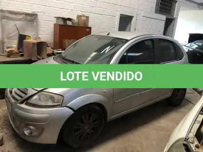 LOTE 004 - CITROEN/C3 Exclusive 1.6 Flex Aut, fabricação/modelo 2009/2010, cor: prata