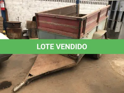 LOTE 016 - REBOQUE P/ CARRO ADAPTADO S/ PLACA