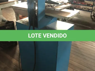 LOTE 196 - Prensa quente chapa grande