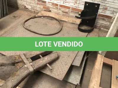 LOTE 009 - LOTE DE CHAPAS DE AÇO