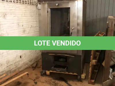 LOTE 002 - FORNO INDUSTRIAL INOX, EM MAU ESTADO