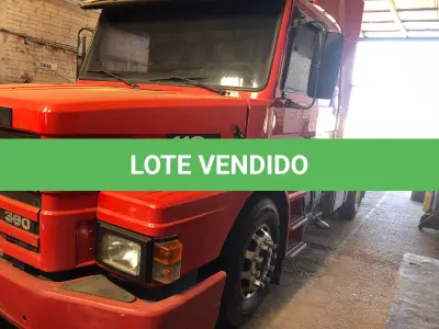 LOTE 076 - "CAMINHÃO SCANIA T113H 4X2, ANO 1997/1998, VERMELHO, PLACAS IHA8958