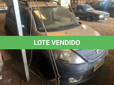 LOTE 001 - Citroen/C3 XTR, 1.4 Flex, cor prata, fabricação/modelo 2007/2008