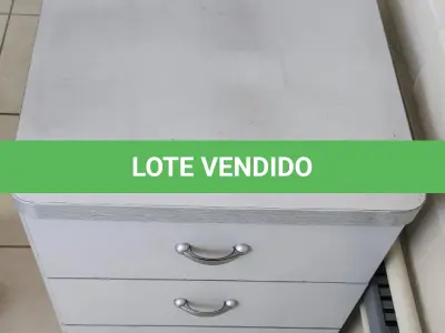 LOTE 163 - 5 GAVETEIRO C/ 3 GAVETAS, CINZA