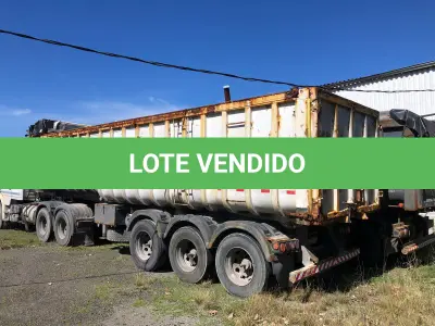 LOTE 006 - SEMI-REBOQUE/RANDON BASCULANTE – 3 Eixos, fabricação/modelo 1999/2000