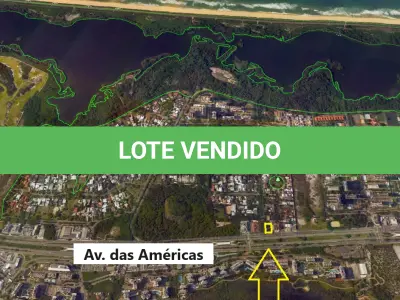 LOTE 001 - GRANDE TERRENO 1.742M2 ESQUINA DE FRENTE PARA AV. DAS AMERICAS - RIO DE JANEIRO