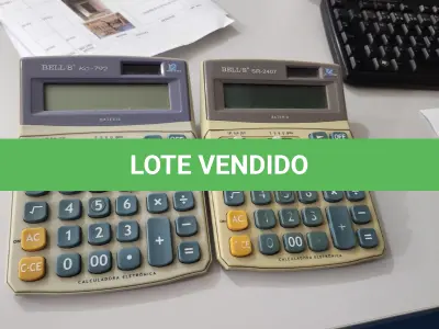 LOTE 134 - 9 CALCULADORAS DE MESA