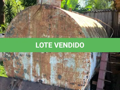 LOTE 090 - TANQUE PARA ÓLEO