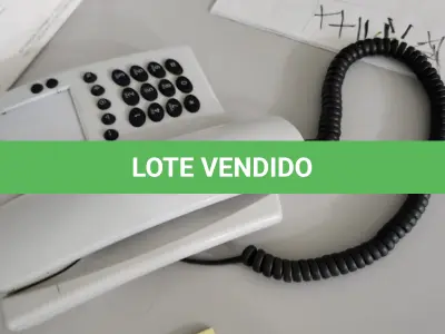LOTE 108 - LOTE DE TELEFONES: 8 COM FIO E 4 SEM FIO