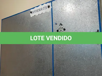 LOTE 148 - QUADRO MURAL, METÁLICO/GALVANIZADO