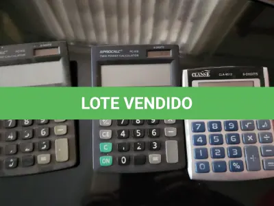 LOTE 134 - 9 CALCULADORAS DE MESA