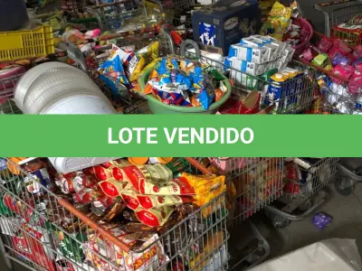 LOTE 001 - Lote com alimentos, bebidas e etc