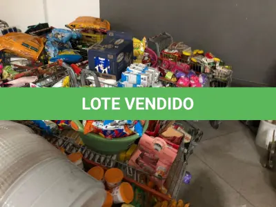 LOTE 001 - Lote com alimentos, bebidas e etc