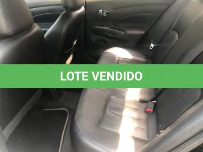 LOTE 012 - Nissan Versa Unique 1.6 16v FlexStart 4p Aut, fab/mod 2016/2017