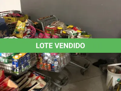 LOTE 001 - Lote com alimentos, bebidas e etc