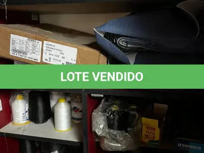 LOTE 069 - Lote de tecidos e linhas  