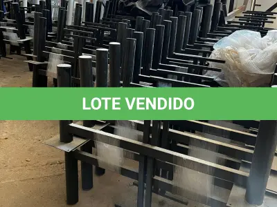 LOTE 035 - Lote de componentes para montagem de cadeiras 