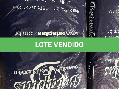 LOTE 081 - Lote aproximado de 10 sacos de 25kg cada de poliamida 