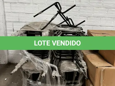 LOTE 035 - Lote de componentes para montagem de cadeiras 
