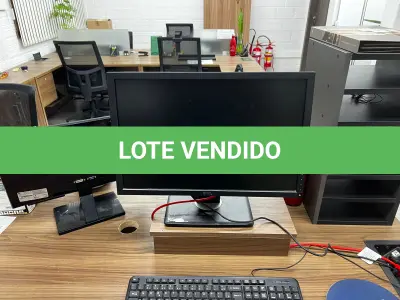LOTE 017 - Monitor com cpu e teclado 