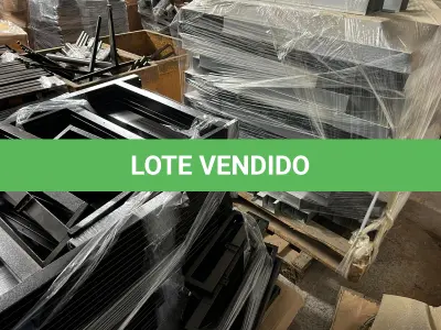 LOTE 128 - Lote de estruturas metálicas 