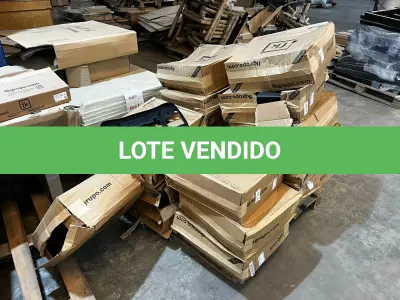LOTE 035 - Lote de componentes para montagem de cadeiras 