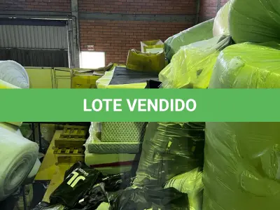LOTE 007 - Lote de colchoes e mantas massageadoras, lote de espumas e colchões,