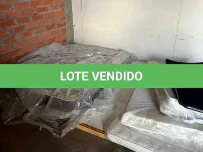 LOTE 007 - Lote de colchoes e mantas massageadoras, lote de espumas e colchões,