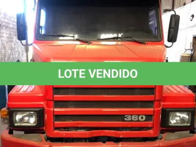 LOTE 005 - "CAMINHÃO SCANIA T113H 4X2, ANO 1997/1998, VERMELHO, PLACAS IHA8958