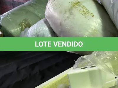 LOTE 007 - Lote de colchoes e mantas massageadoras, lote de espumas e colchões,
