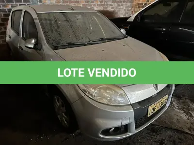 LOTE 000 - Renault Sandero EXP, cor prata, fabricação/modelo 2012/2013