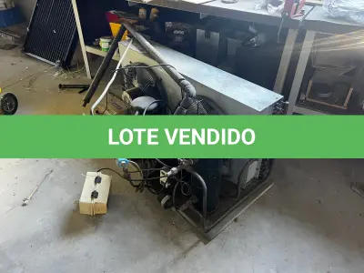 LOTE 000 - SOPRADORA BEKUM, MÃO FRANCESA C/ TALHA ELÉTRICA, UNIDADE DE RESFRIAMENTO, MOTOR P/ REFRIGERAÇÃO, GIRAFA HIDRÁULICA E MÓVEIS DIVERSOS