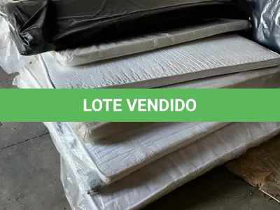 LOTE 007 - Lote de colchoes e mantas massageadoras, lote de espumas e colchões,