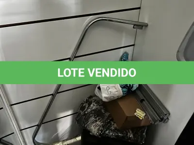 LOTE 000 - Lote com aproximadamente 3.500 peças de roupas e seus cabides (toda a loja): vestidos, saias, moletons, casacos, bermudas, calças, camisetas