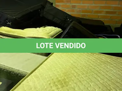 LOTE 007 - Lote de colchoes e mantas massageadoras, lote de espumas e colchões,