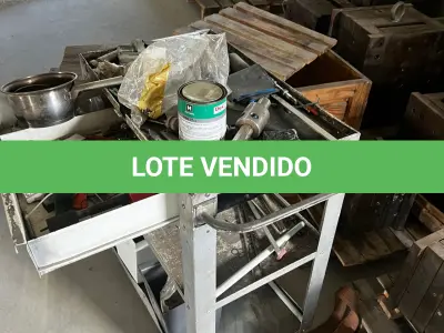 LOTE 000 - SOPRADORA BEKUM, MÃO FRANCESA C/ TALHA ELÉTRICA, UNIDADE DE RESFRIAMENTO, MOTOR P/ REFRIGERAÇÃO, GIRAFA HIDRÁULICA E MÓVEIS DIVERSOS