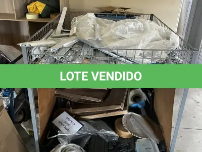 LOTE 000 - SOPRADORA BEKUM, MÃO FRANCESA C/ TALHA ELÉTRICA, UNIDADE DE RESFRIAMENTO, MOTOR P/ REFRIGERAÇÃO, GIRAFA HIDRÁULICA E MÓVEIS DIVERSOS