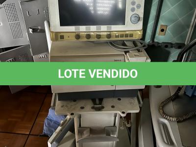 LOTE 010 - 01 APARELHO DE VENTILADOR E RESPIRADOR PULMONAR