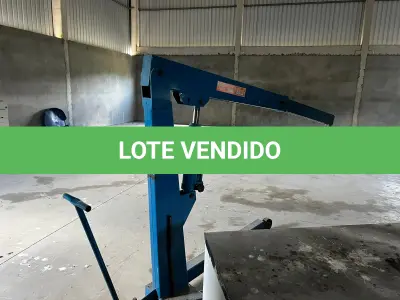 LOTE 000 - SOPRADORA BEKUM, MÃO FRANCESA C/ TALHA ELÉTRICA, UNIDADE DE RESFRIAMENTO, MOTOR P/ REFRIGERAÇÃO, GIRAFA HIDRÁULICA E MÓVEIS DIVERSOS