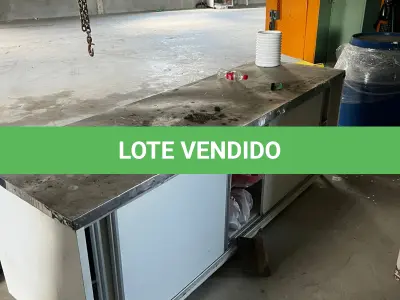 LOTE 000 - SOPRADORA BEKUM, MÃO FRANCESA C/ TALHA ELÉTRICA, UNIDADE DE RESFRIAMENTO, MOTOR P/ REFRIGERAÇÃO, GIRAFA HIDRÁULICA E MÓVEIS DIVERSOS