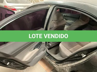 LOTE 000 - Honda Civic LXS FLEX, cor verde, fabricação/modelo 2007/2008 (SEM CHAVE)