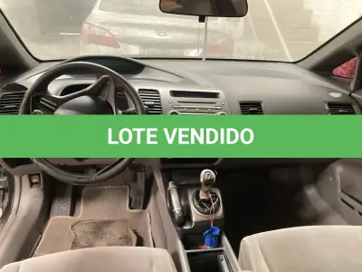 LOTE 000 - Honda Civic LXS FLEX, cor verde, fabricação/modelo 2007/2008 (SEM CHAVE)