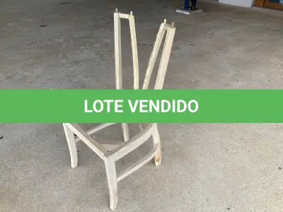 LOTE 000 - estruturas para cadeiras. lixadeiras