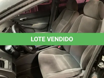 LOTE 000 - Honda Civic LXS FLEX, cor verde, fabricação/modelo 2007/2008 (SEM CHAVE)