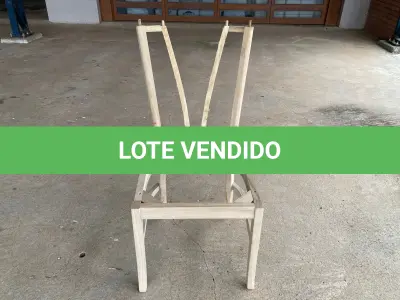 LOTE 000 - estruturas para cadeiras. lixadeiras