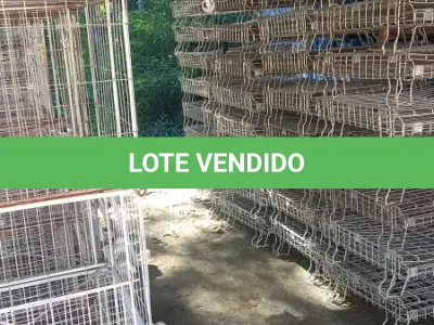 LOTE 000 - Maquinas de costura e gaiolas