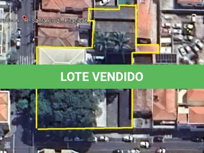 LOTE 001 - IMÓVEL ESQUINA COM 1.675M2   CENTRO DE PIRACICABA SP