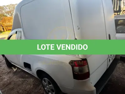 LOTE 002 - GM - Chevrolet – Montana LS 1.4 Econoflex 8V 2p, fabricação/modelo 2011/2012, cor: branca (sem chave)