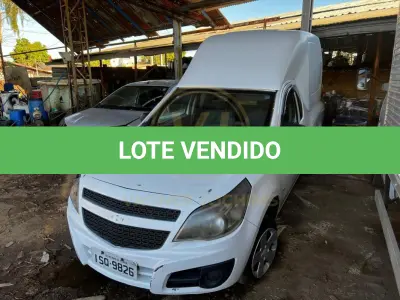 LOTE 002 - GM - Chevrolet – Montana LS 1.4 Econoflex 8V 2p, fabricação/modelo 2011/2012, cor: branca (sem chave)